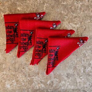 4 Disney Cruise Line Pirates IN the Caribbean Party Bandana Scarfs